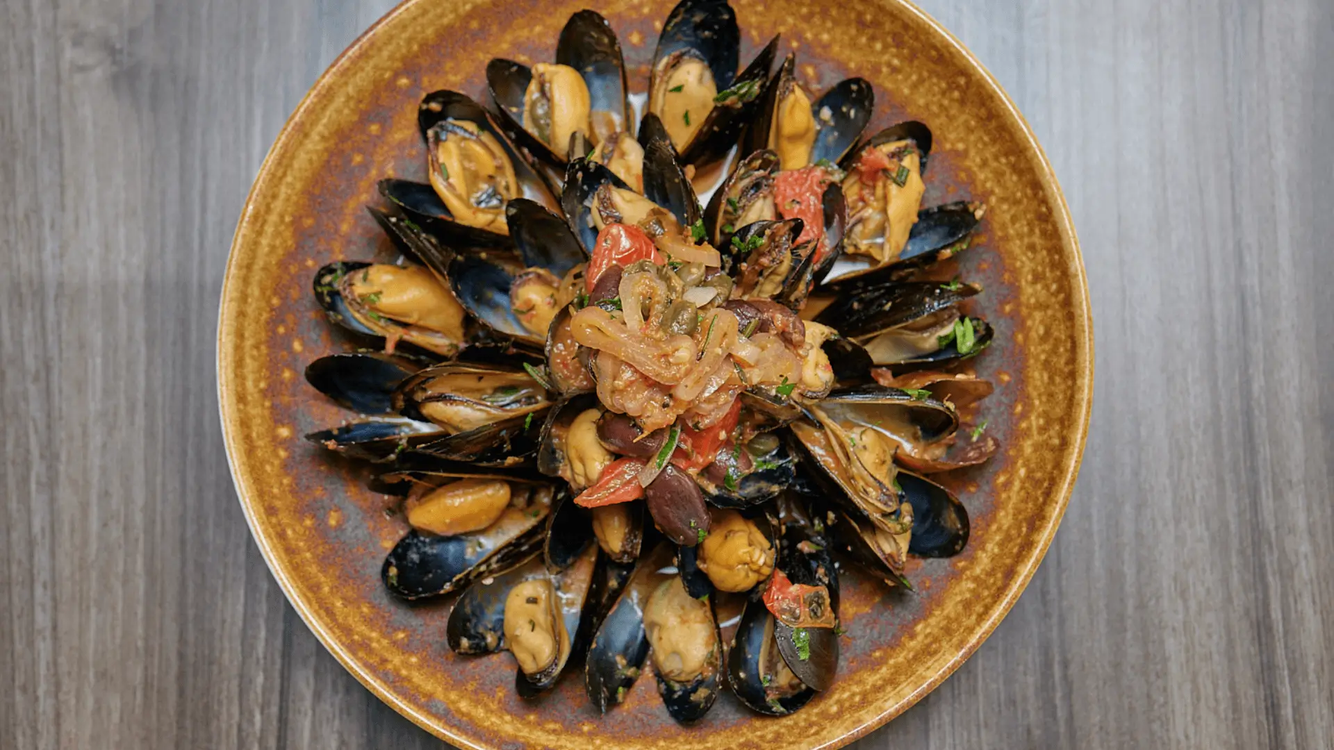 Mediterranean style mussels in the St Lawrence Market at HotHouse Toronto