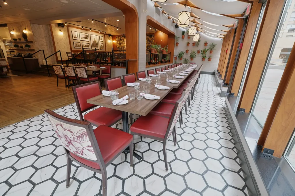 Event space at HotHouse restaurant Toronto atrium. For social Gatherings or Weddings